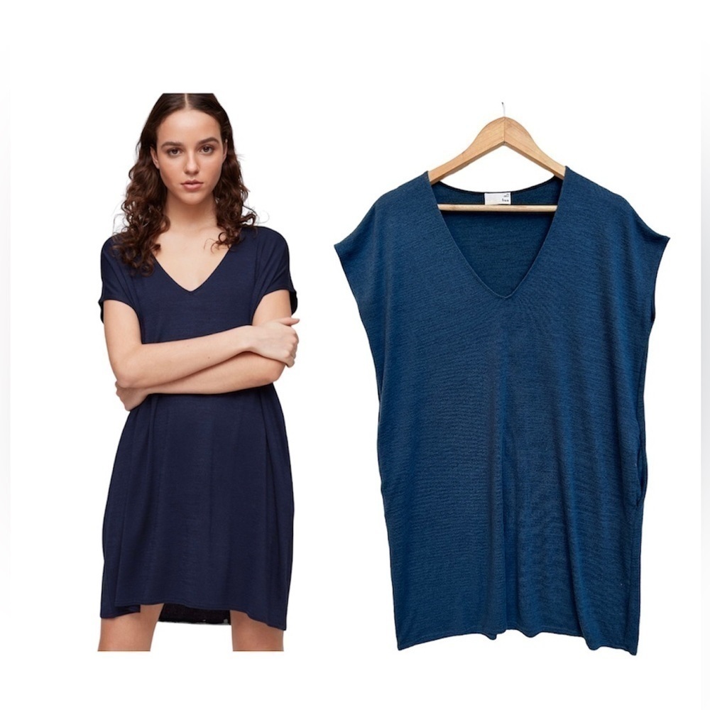 ARITZIA Wilfred Free Marcoux Dress green blue shade